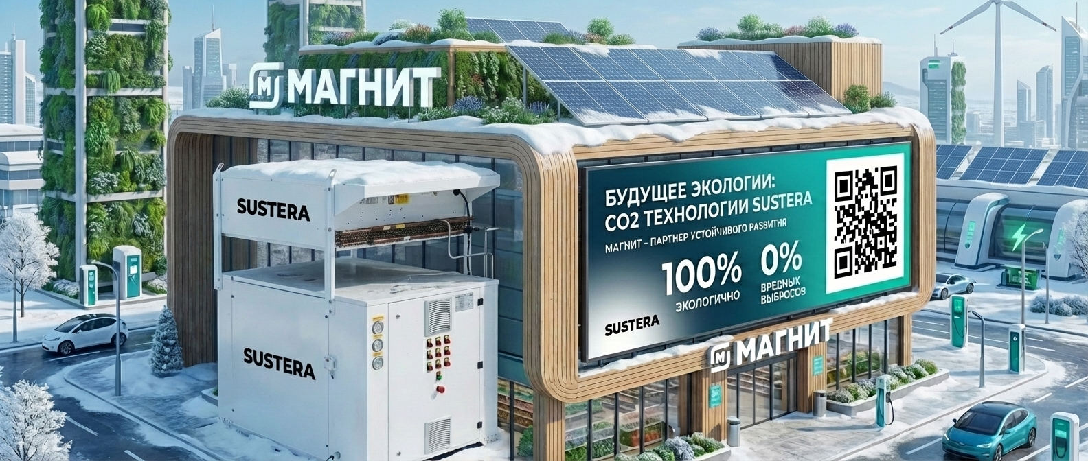 «Магнит» переходит на CO₂-установку SUSTERA